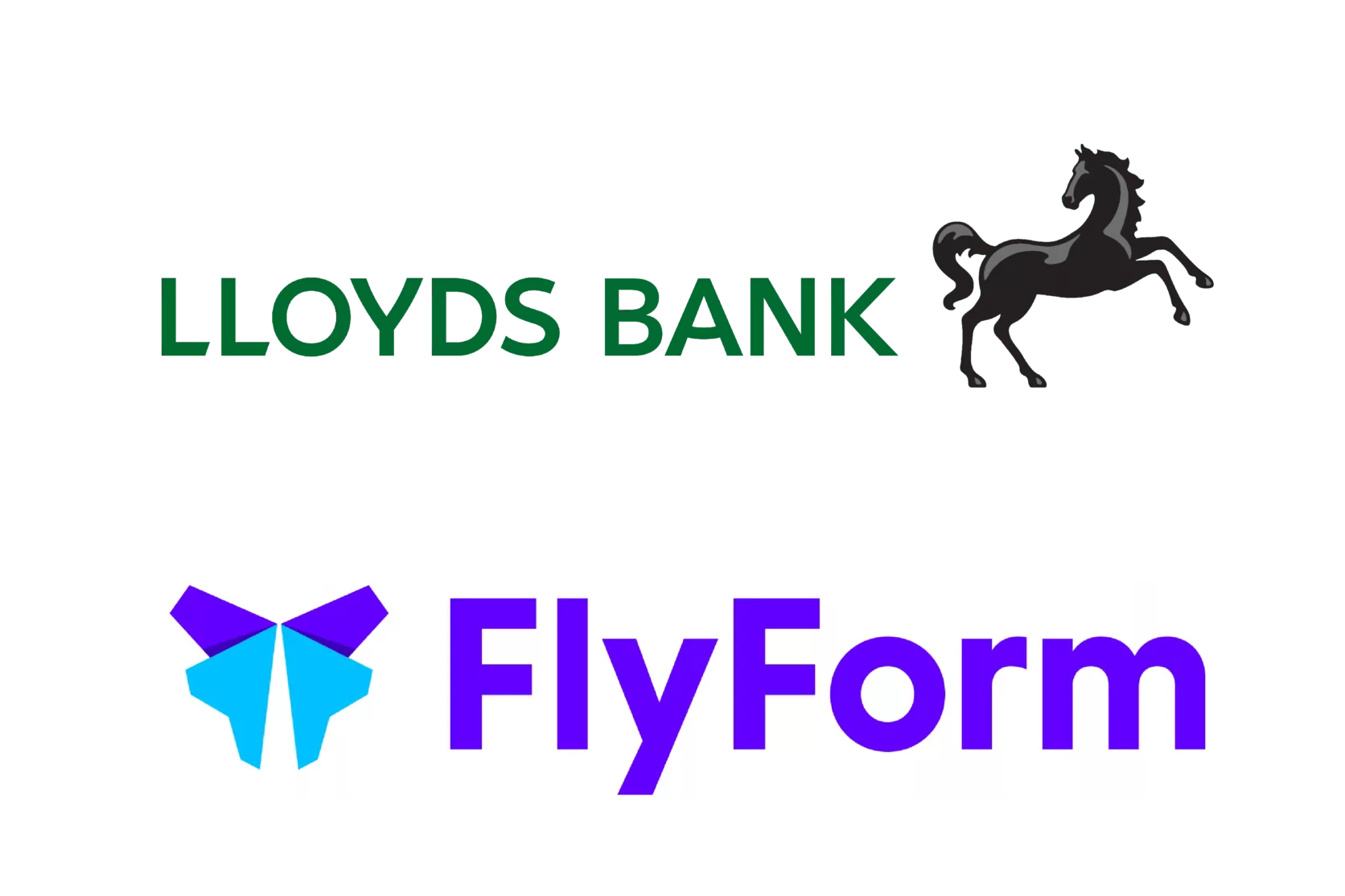 FlyForm logo and Lloyds Bank logo