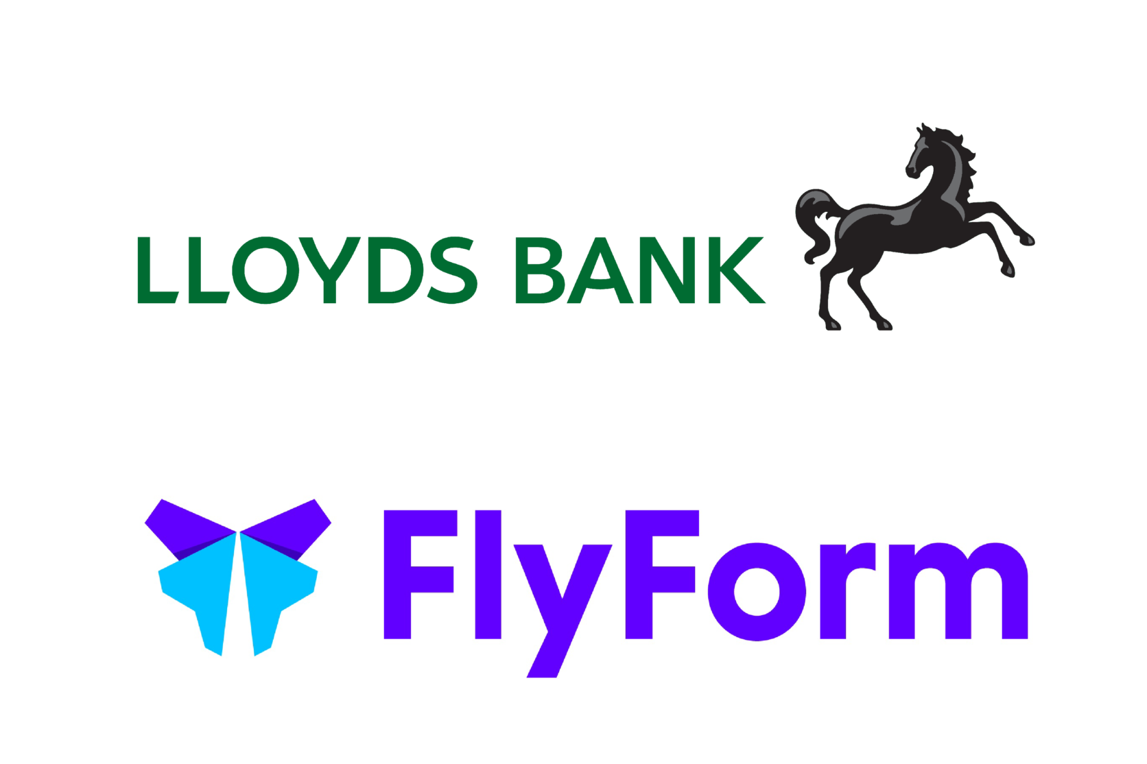 FlyForm logo and Lloyds Bank logo