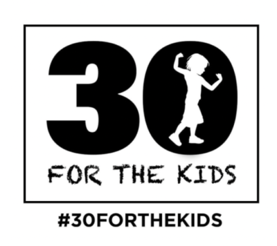 Logo for 30 for the Kids