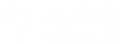 Logo for Lydia's Mission - White