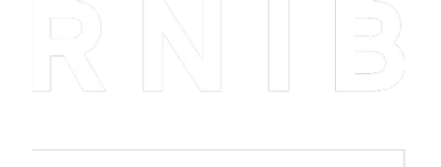Logo for RNIB - White